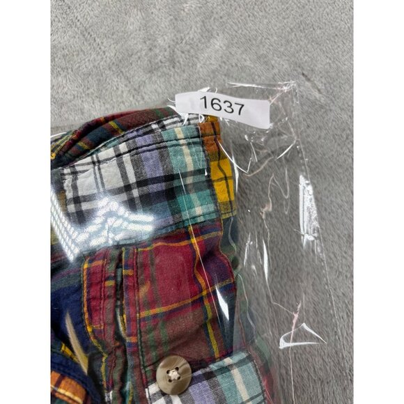 Smith-Forester Patchwork Plaid Shorts Mens 40 Prepster Preppy Golf - Picture 8 of 8